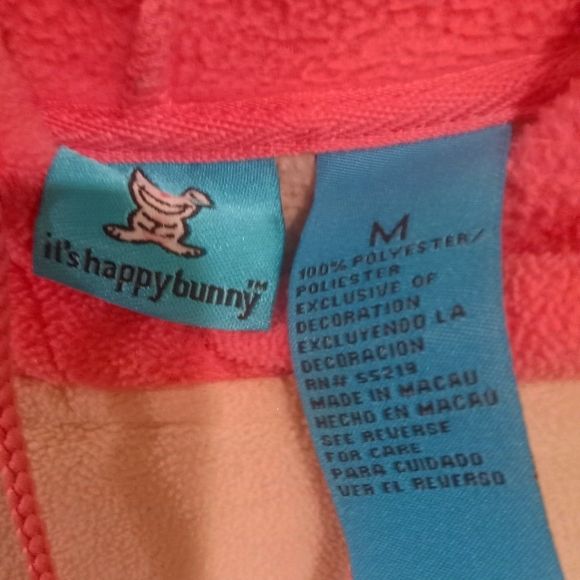 Vintage happy bunny hoodie juniors or girls size medium - Picture 3 of 3